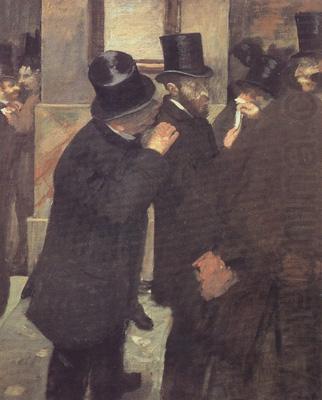 Edgar Degas Portrait at the Stock Exchange (nn020 china oil painting image